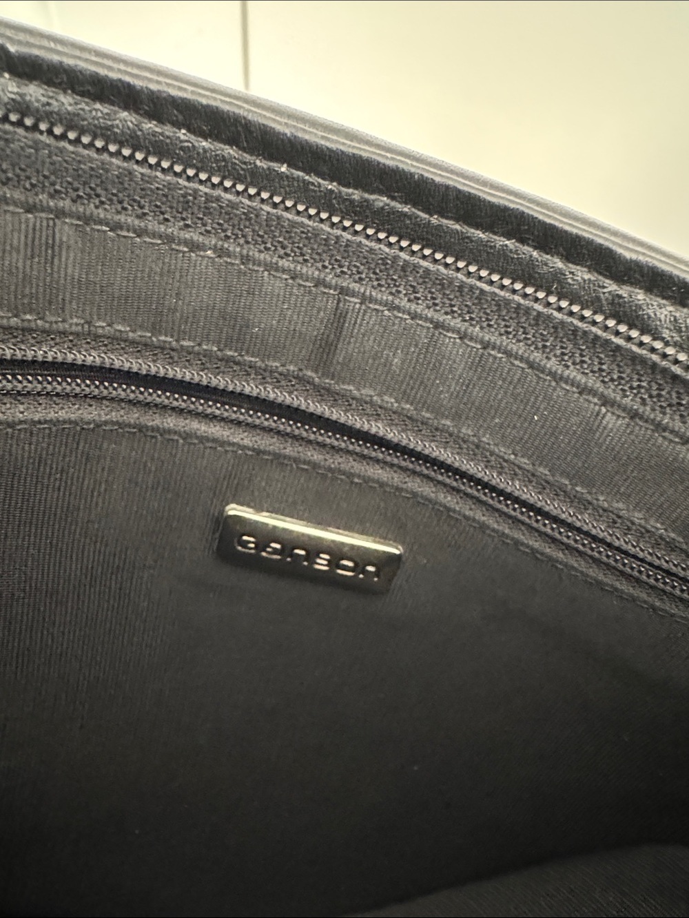 Vintage Woven Leather Bag or Clutch in Black - Picture 3 of 10